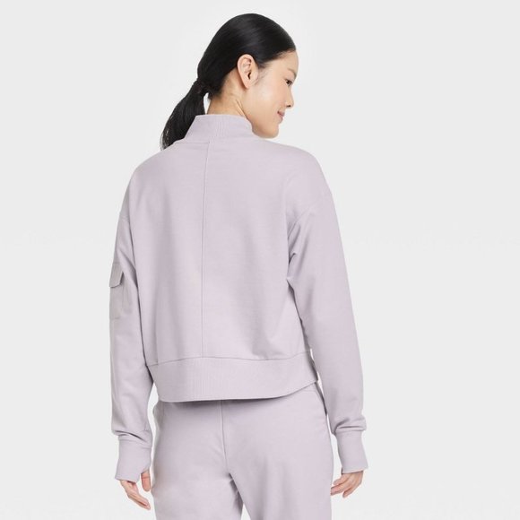 Women's French Terry Butter Wash Sweatshirt (S) - Picture 2 of 2